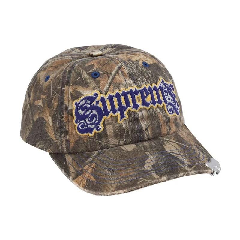 Supreme Bottle Opener 6-Panel 復古刺繡 開瓶器 6分割帽 帽子 落葉棕色 FW26H42-RE [台灣現貨]