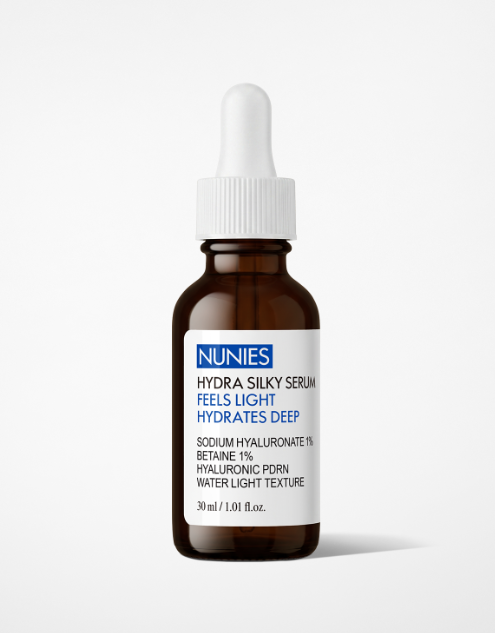 韓國代購 NUNIES HYDRA SILKY SERUM（紐尼斯絲滑水潤保濕精華）30ML