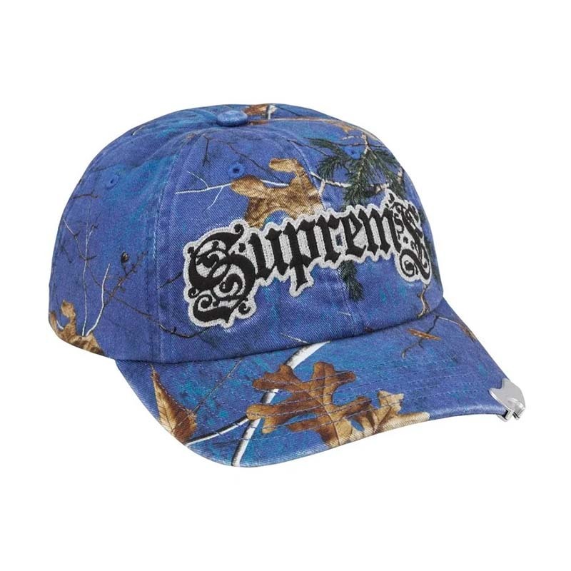 Supreme Bottle Opener 6-Panel 復古刺繡 開瓶器 6分割帽 帽子 落葉藍色 FW26H42-XE [台灣現貨]