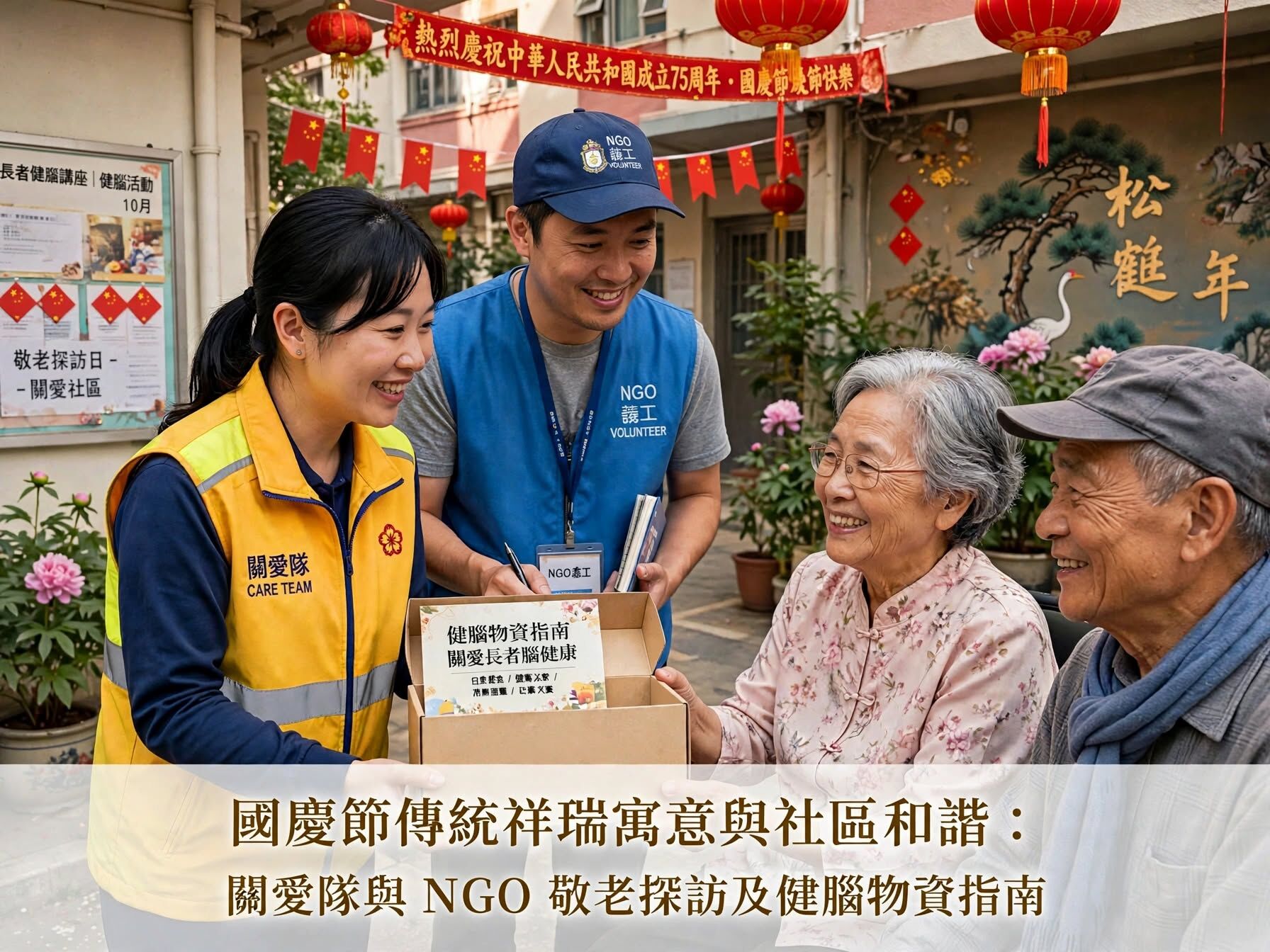關愛隊 NGO 大批量派發破冰小禮物 - 加油文具