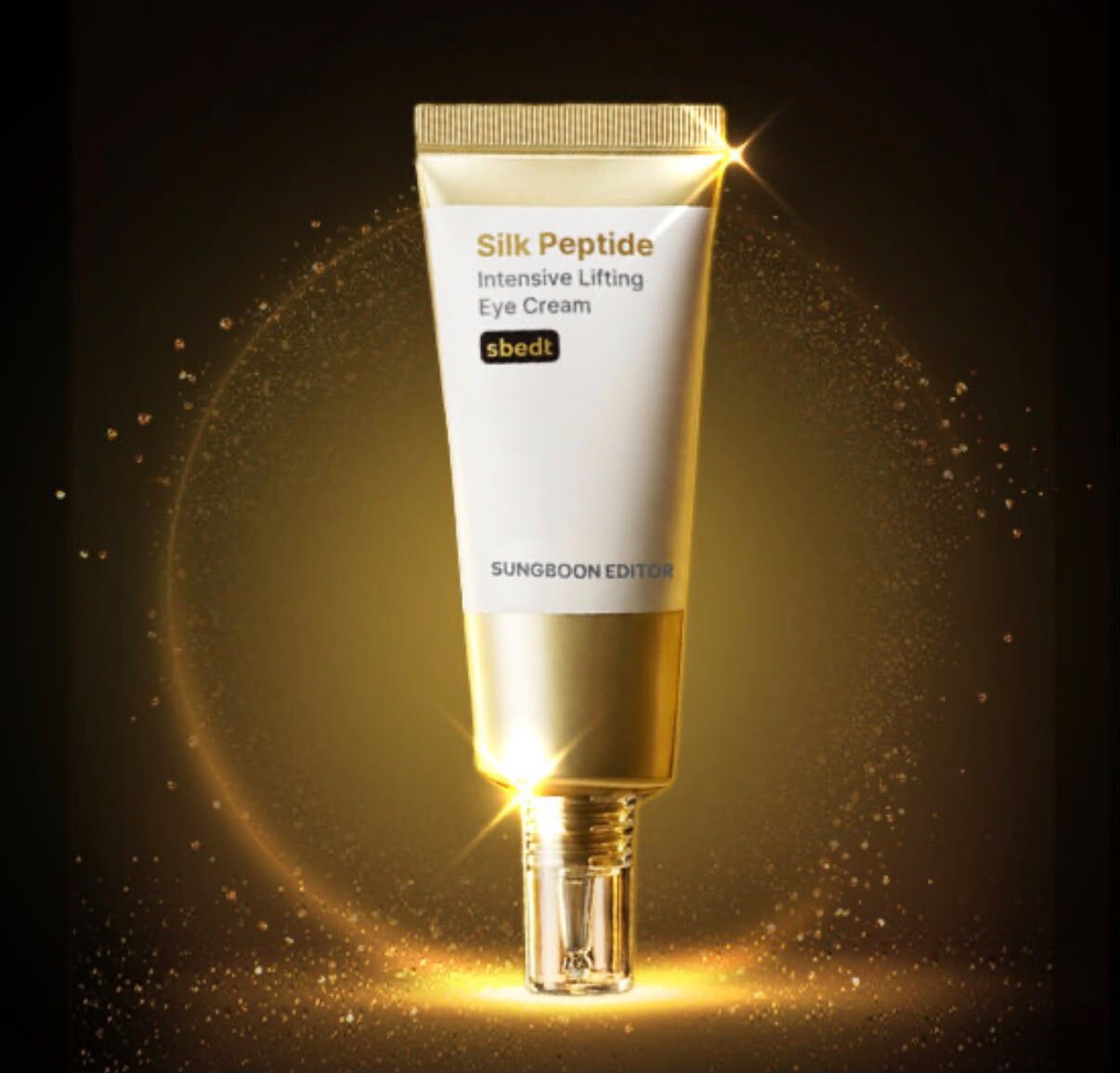 韓國代購  SUNGBOON EDITOR 絲蛋白多胜肽高濃縮密集拉提眼霜 Silk Peptide Intensive Lifting Eye Cream 50ML