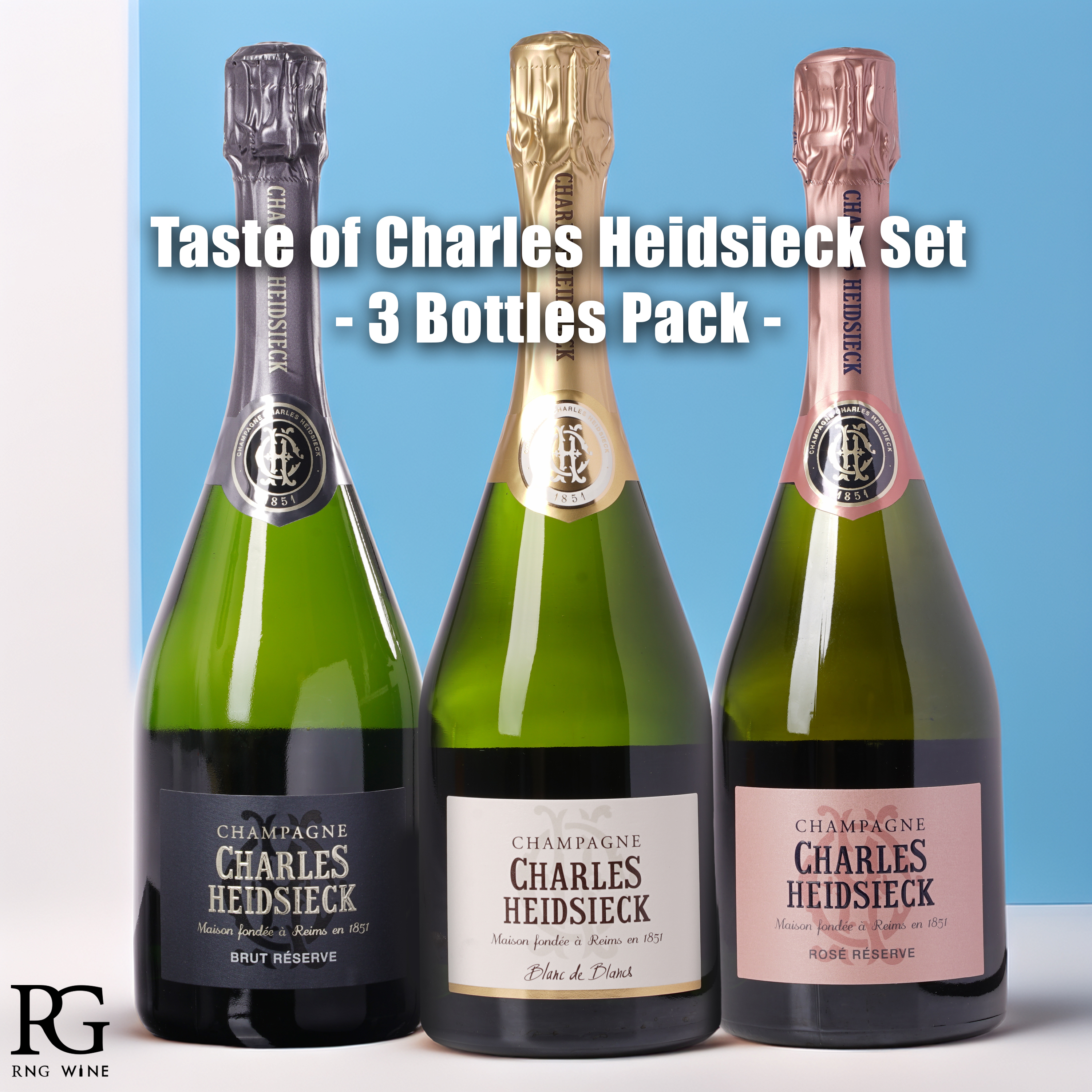 Taste of Charles Heidsieck Set - 3 Bottles Pack