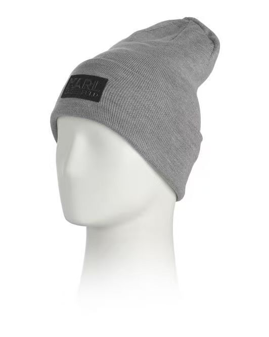 【預購】KARL LAGERFELD N091567 字母徽章冷帽 (灰色)