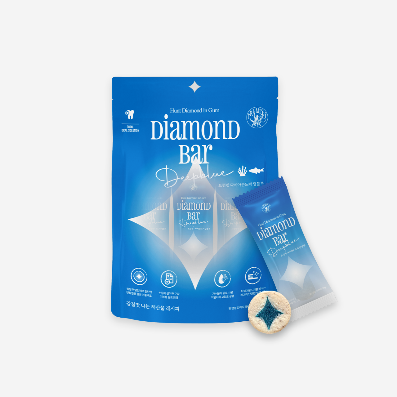 Trumpet Diamond Bar 犬用潔牙棒 192g (每包12條)