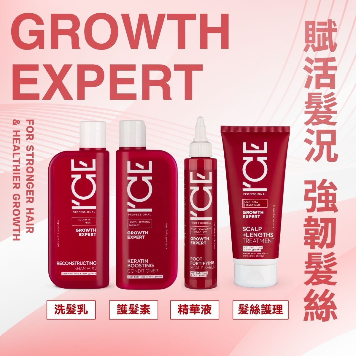 ICE Professional - 賦活髮況 & 強韌髮絲 系列