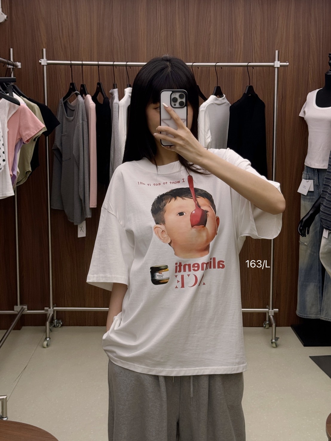 <超級舒服!!挖到寶🫶🏻>泰國咖啡廳 ACE JOLUN 棉質可愛tee  男孩女孩款 黑白