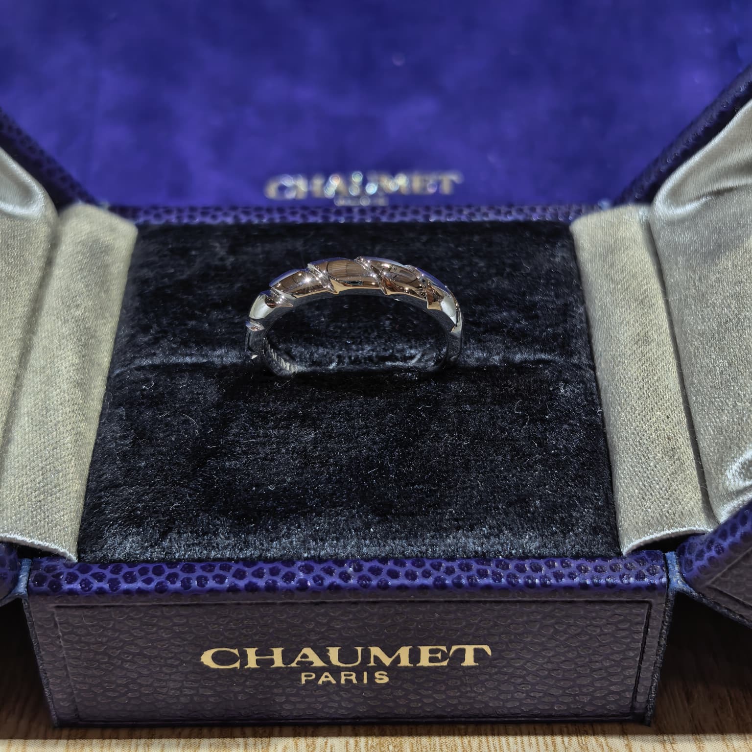 限時一週👍全新CHAUMET戒指 53碼 Torsade 鉑金戒指 3.5mm 095903 #訂婚戒指 #情人節禮物 #BRAND NEW #香榭站正品