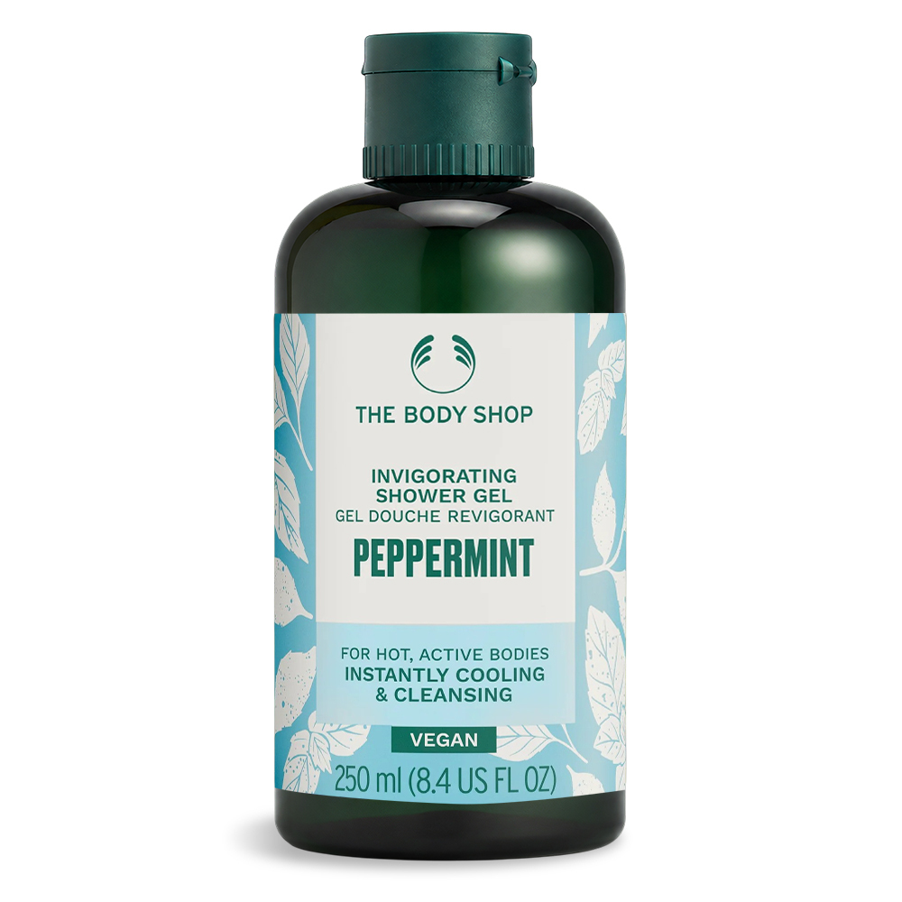 THE BODY SHOP 薄荷沁涼沐浴膠(250ml)-國際航空版