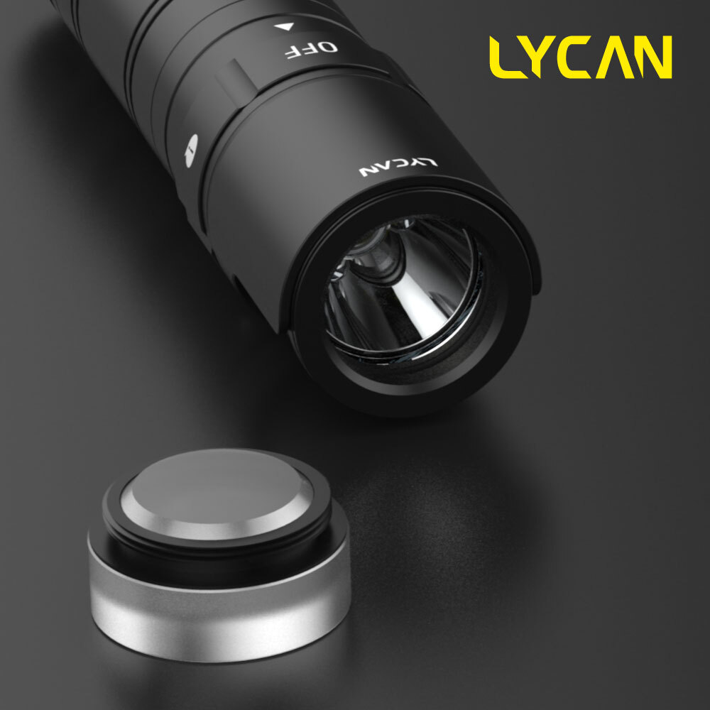 ※Lycan MINI1200 手電筒均光罩 玻璃柔光罩