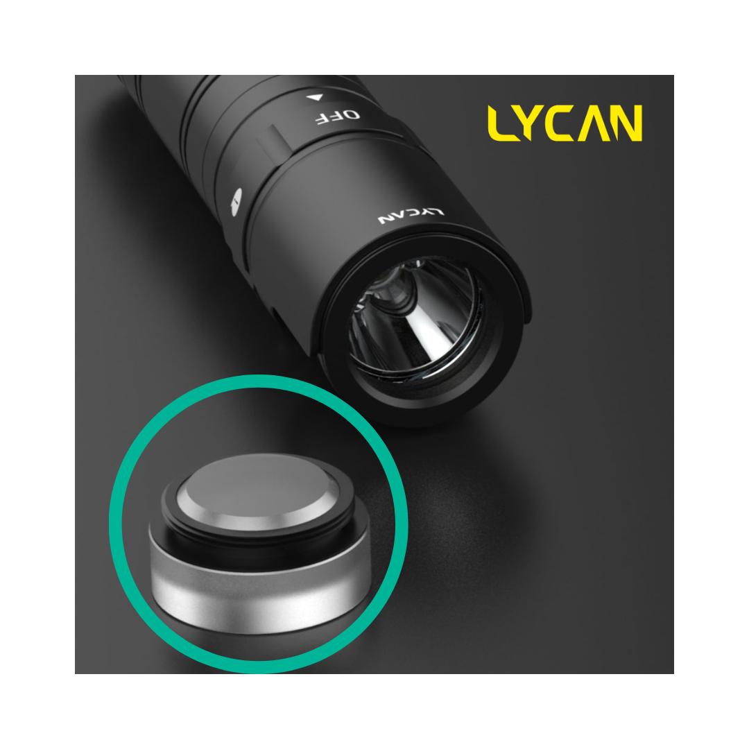 ※Lycan MINI1200 手電筒均光罩 玻璃柔光罩