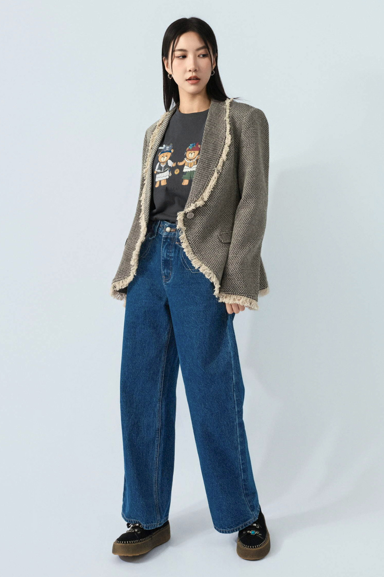 蘇蘇邊棉tweed禮服外套（預購產品）