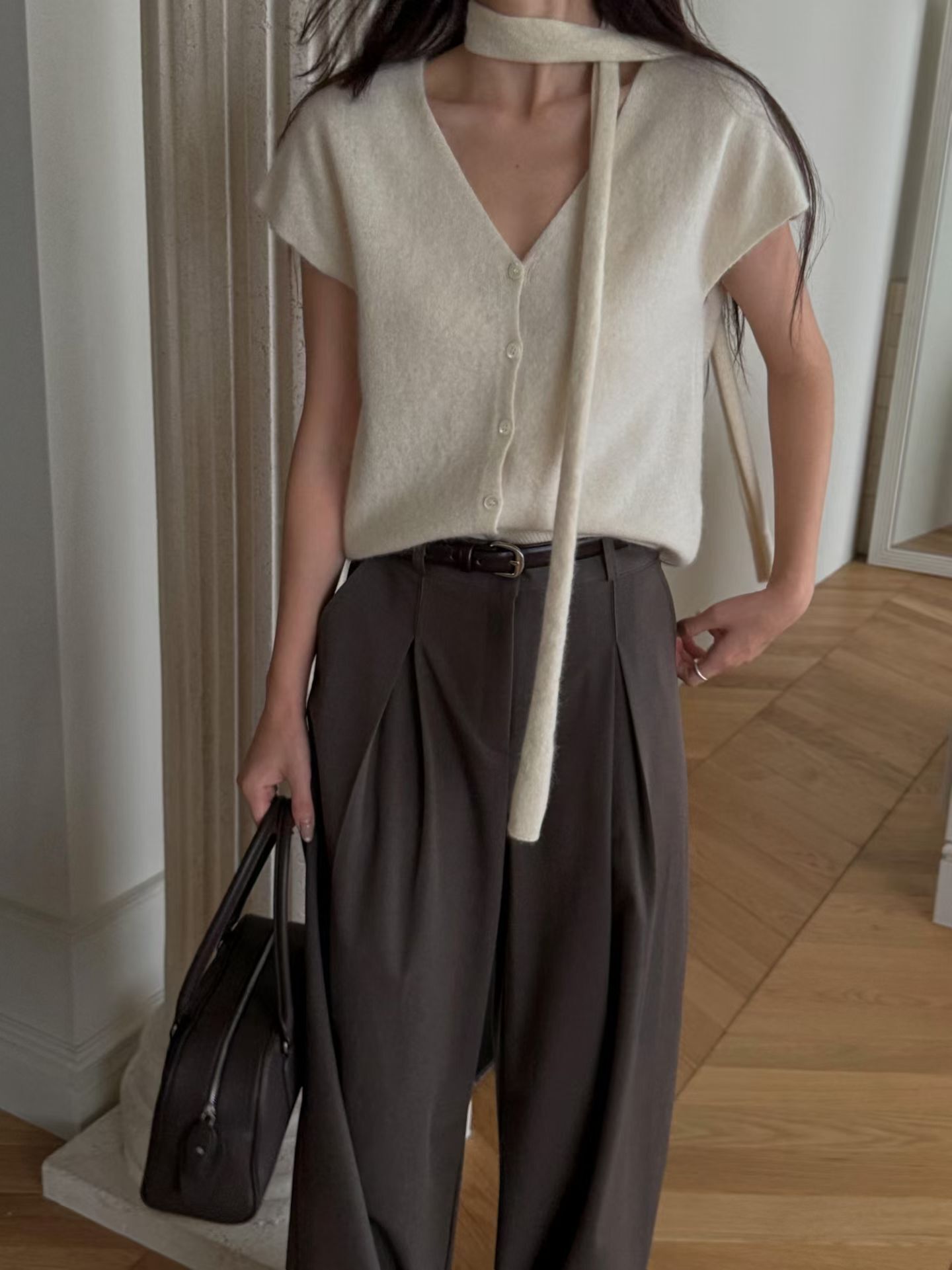 WJ2690 Ive Tie Knit