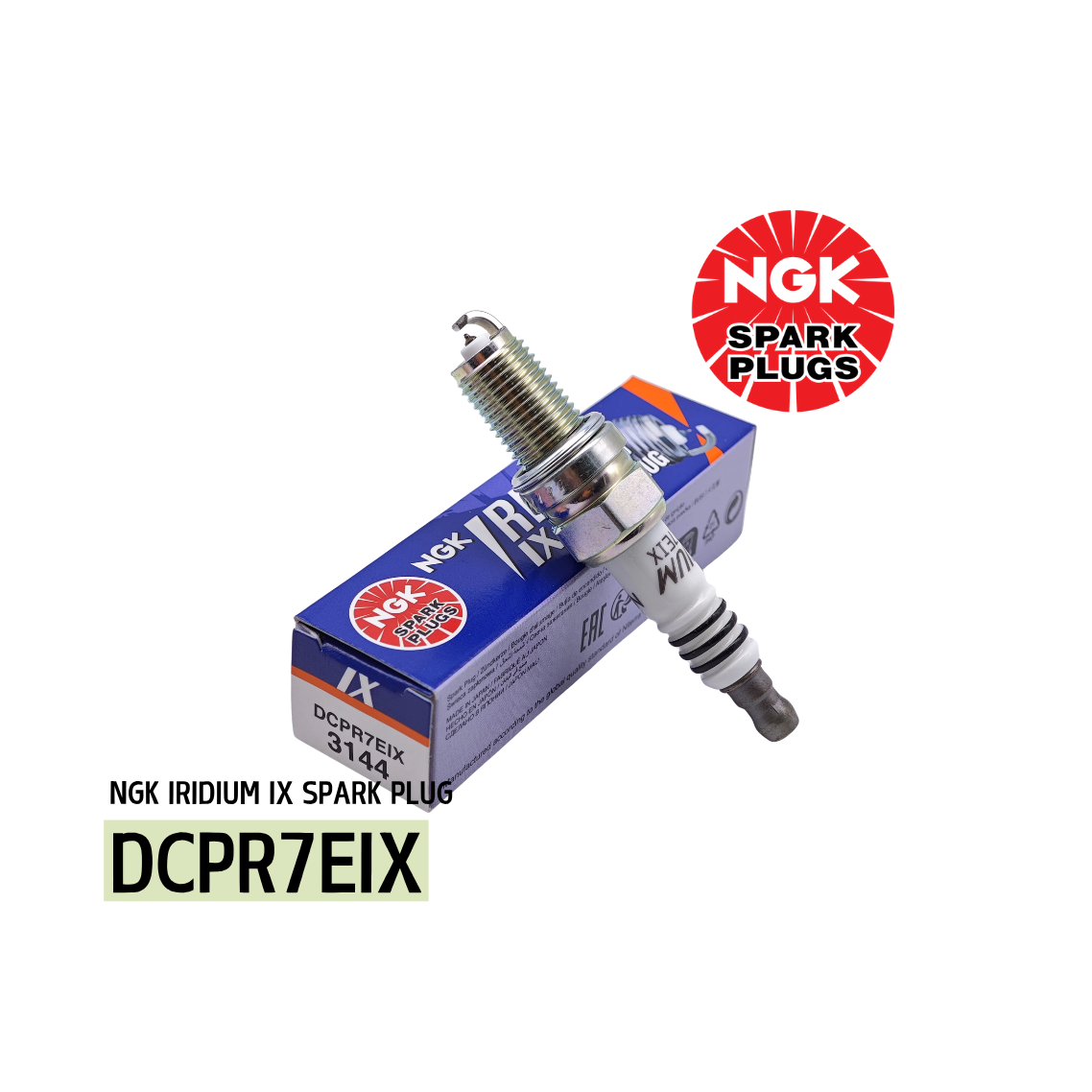NGK IRIDIUM IX SPARK PLUG 銥金火咀 - DCPR7EIX (3144)
