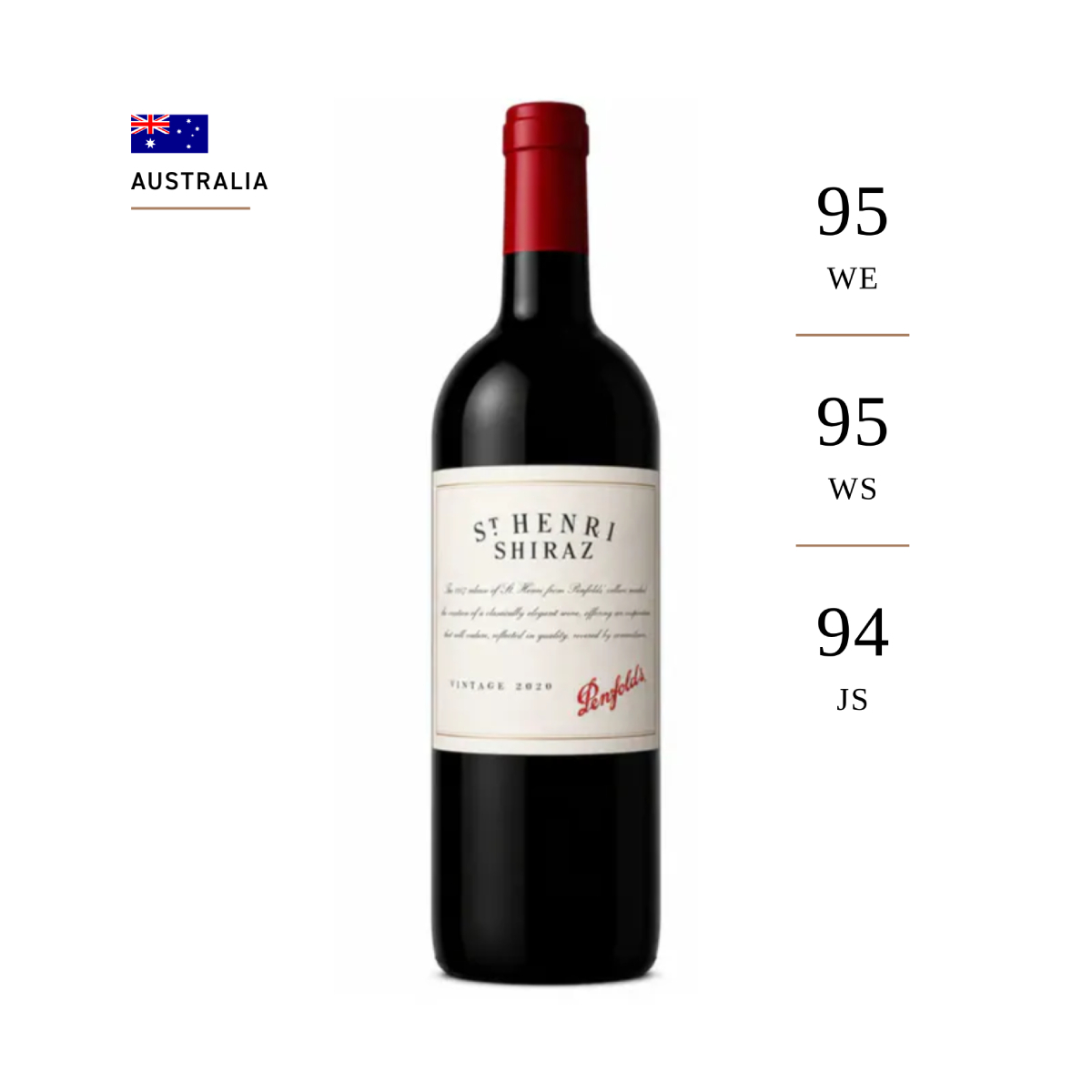 Penfolds St Henri Shiraz 2020 (150cl)