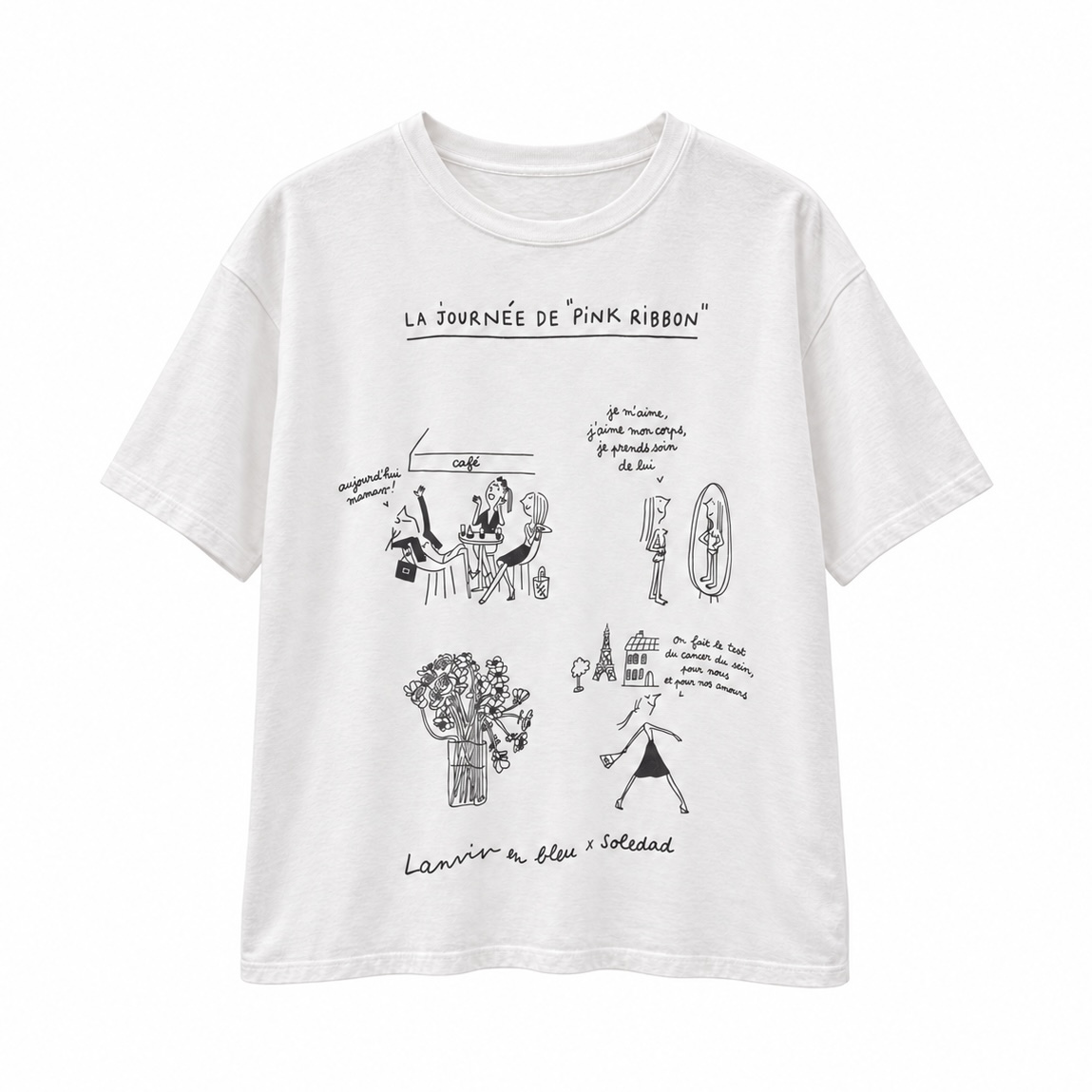 Lanvin插畫T-shirt