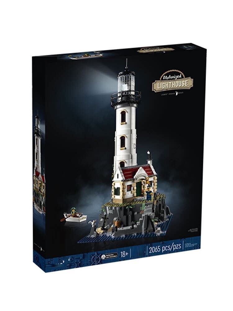 Ideas Motorised Lighthouse Building Set Fit Lego NO BOX NA004