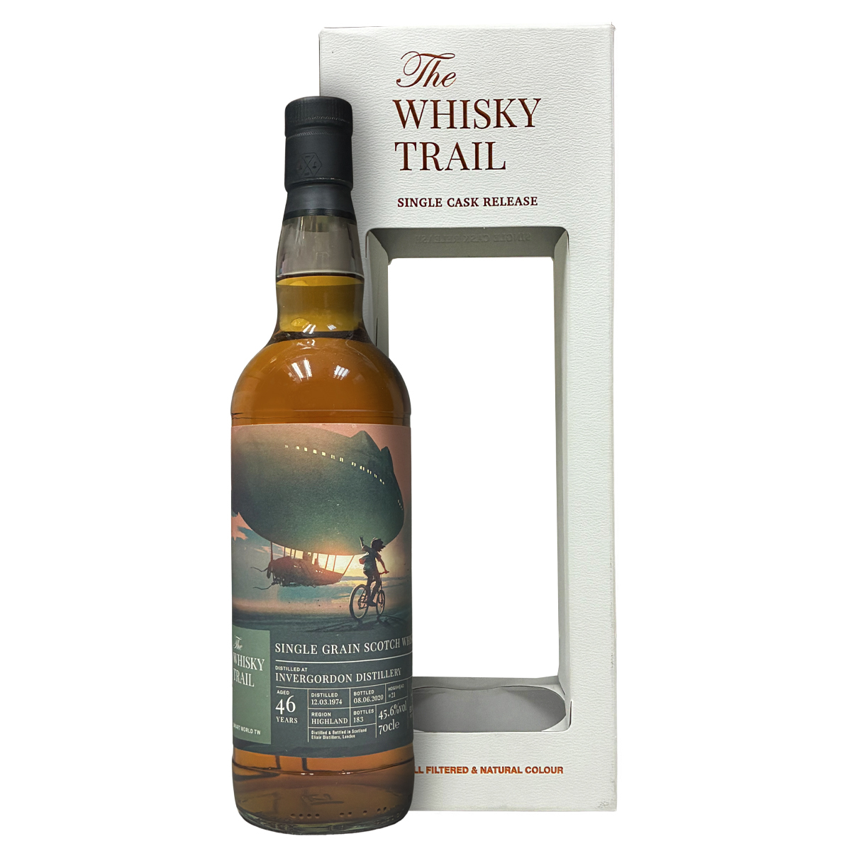 Elixir Distillers -The Whisky Trail "Dream World TW" Invergordon 1974 46 Years Old #21 Single Grain Scotch Whisky 45.6%