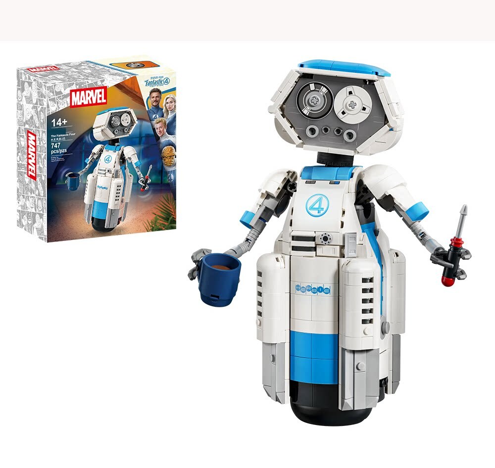 The Fantastic Four H.E.R.B.I.E. Building Set  Fit Lego NO BOX NA022