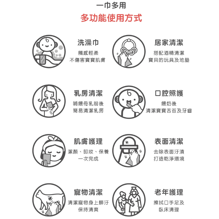 【樂森藥局】貝親 竹纖維乾濕兩用巾70抽
