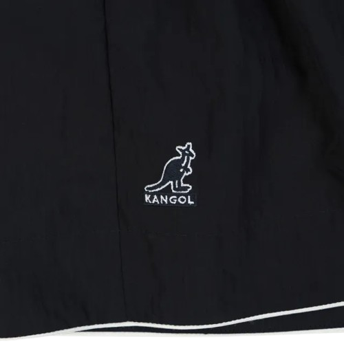 【官網限定】 KANGOL 深藍 清爽休閒短褲 女 6622152780 IX
