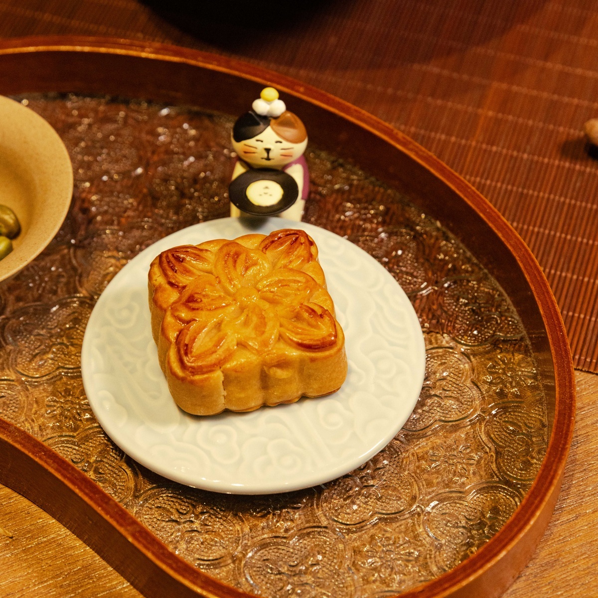 🍵｜中式復古陶瓷糕點盤｜讓月餅、喜餅、茶點更有儀式感