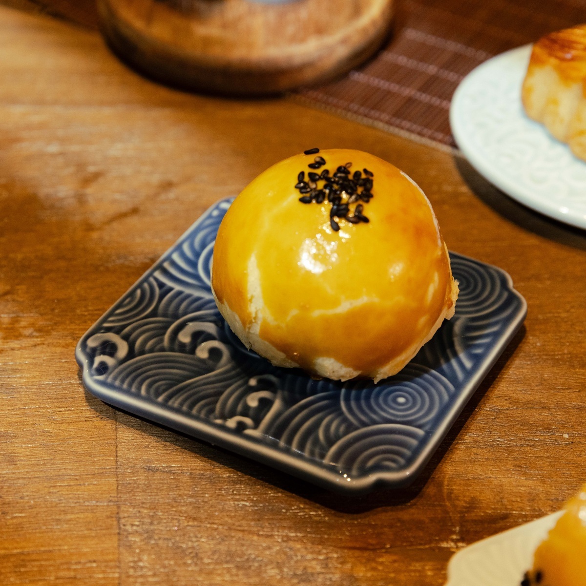 🍵｜中式復古陶瓷糕點盤｜讓月餅、喜餅、茶點更有儀式感