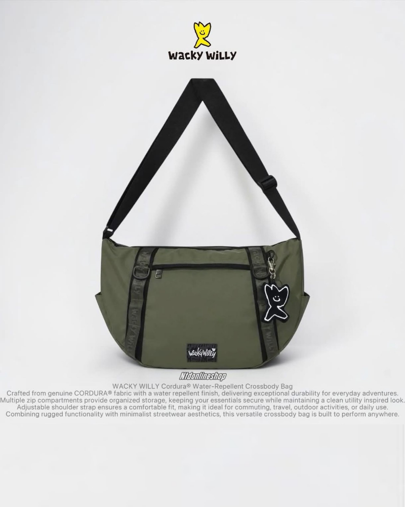 【現貨】wackywilly 軍規耐磨防刮 側背包/斜背包