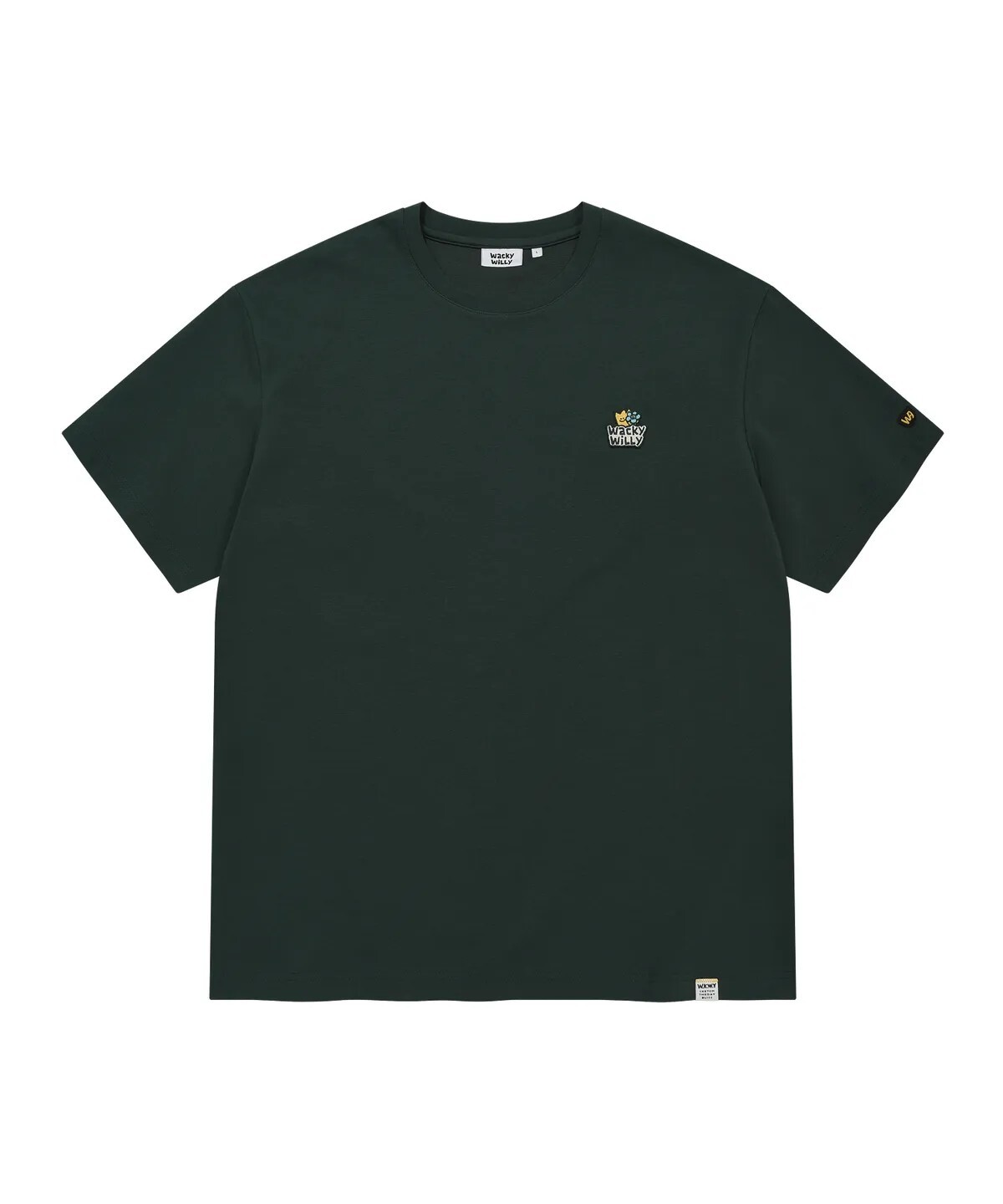 【OWN】Wacky Willy  短袖 圓領 寬鬆 刺繡 不分男女 白色 深綠色 淺藍色 黑色