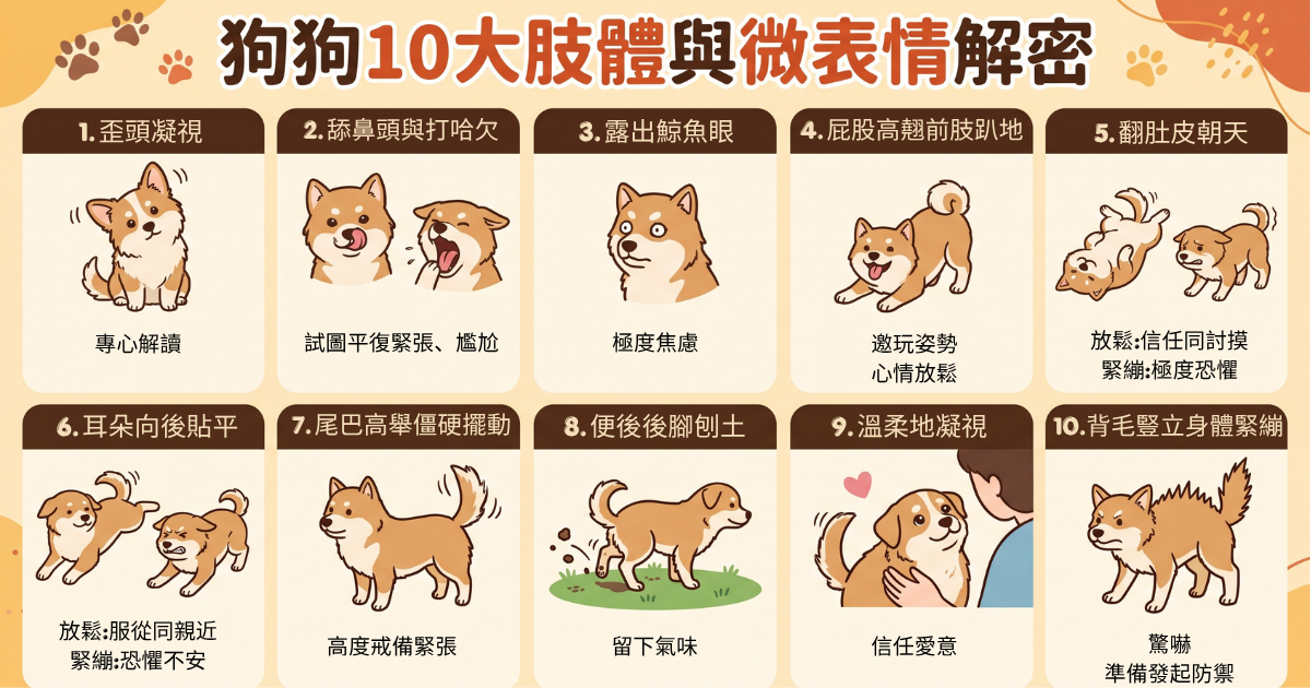 狗狗10大行為表情解密