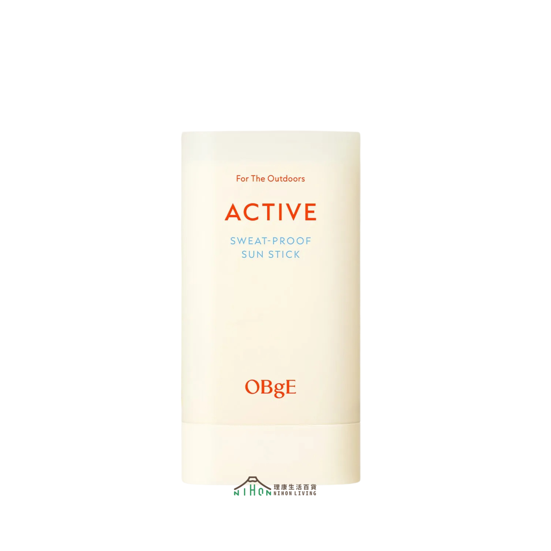 OBgE - ACTIVE Sweat-proof Sun Stick 18g (SPF50+ PA++++) For The Outdoors | Sports