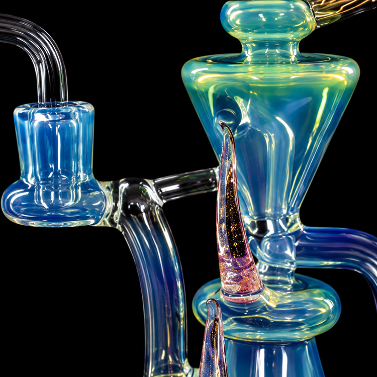 🇺🇸Phoenix Star - HF433 Glass Recycler Rig 玻璃循環水煙壺