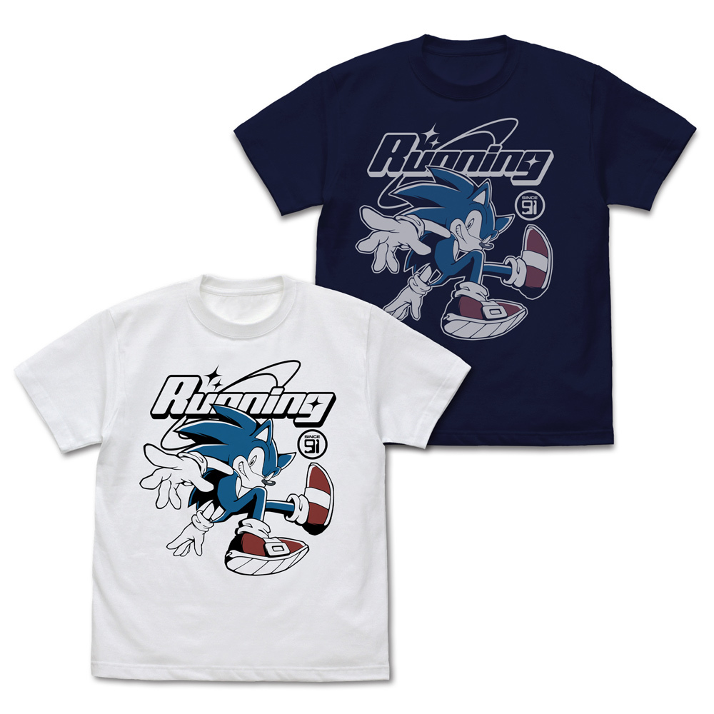 ｿﾆｯｸ ｽﾋﾟｰﾄﾞｽﾀｰ Tｼｬﾂ/NAVY COSPA 100526