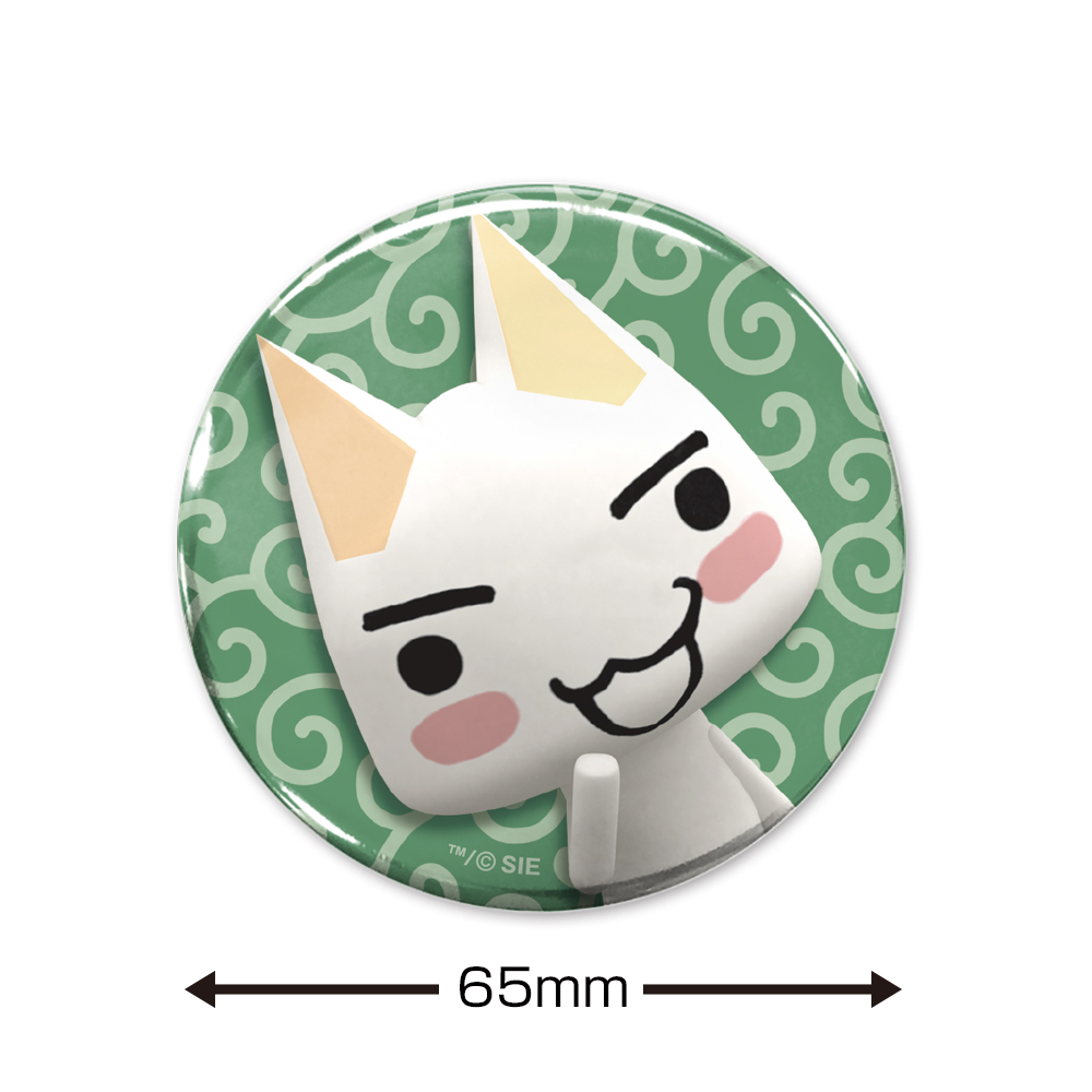 ﾄﾛと唐草模様 65mm缶ﾊﾞｯｼﾞ COSPA 100526
