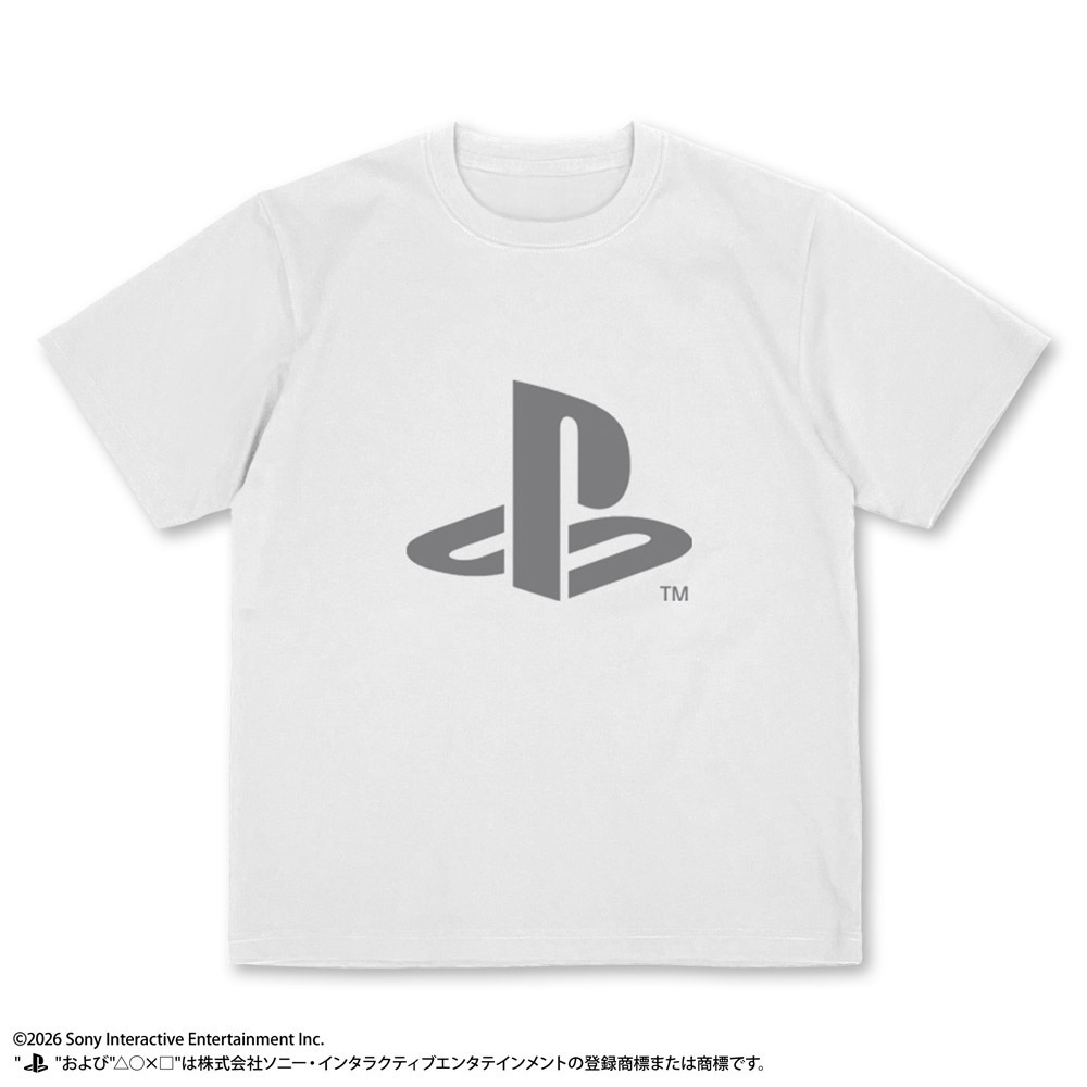 ﾌﾟﾚｰﾃｨﾝｸﾞTｼｬﾂ for PlayStation Family Mark/WHITE COSPA 100526