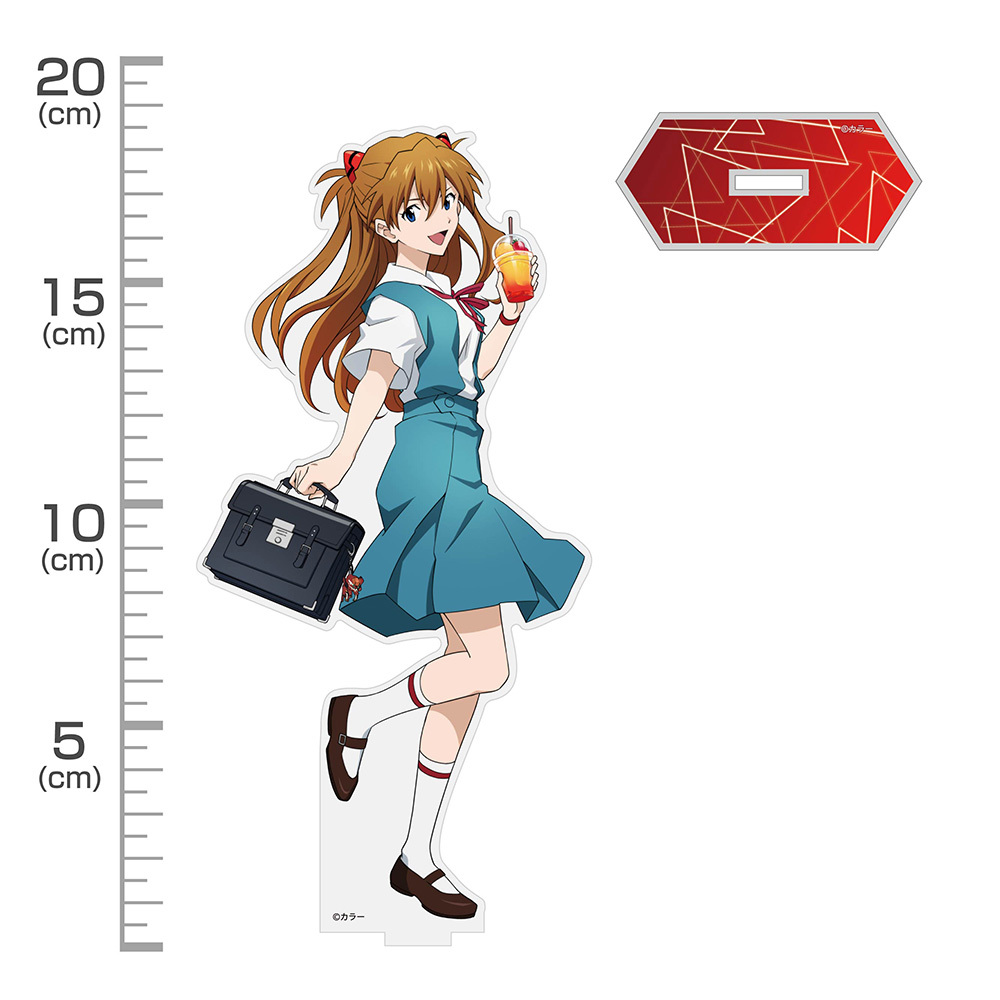 描き下ろし 式波･ｱｽｶ･ﾗﾝｸﾞﾚｰ ｱｸﾘﾙｽﾀﾝﾄﾞ(大) 制服Ver. COSPA 100526