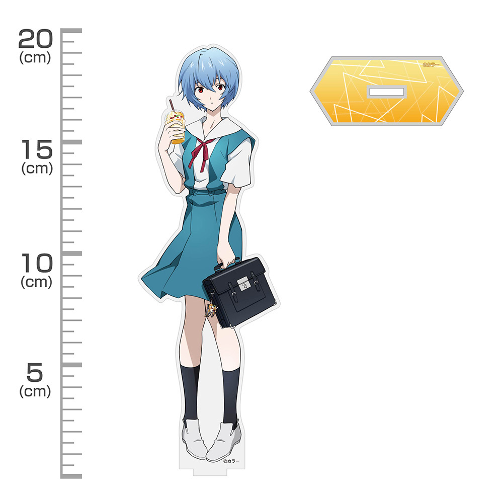 描き下ろし 綾波ﾚｲ ｱｸﾘﾙｽﾀﾝﾄﾞ(大) 制服Ver. COSPA 100526