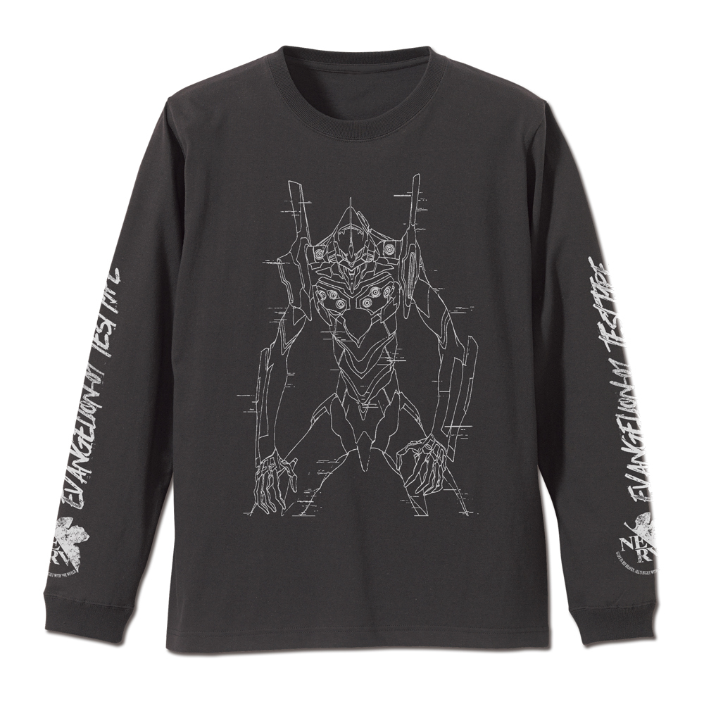 ｴｳﾞｧ初号機 袖ﾘﾌﾞﾛﾝｸﾞｽﾘｰﾌﾞTｼｬﾂ/SUMI COSPA 100526