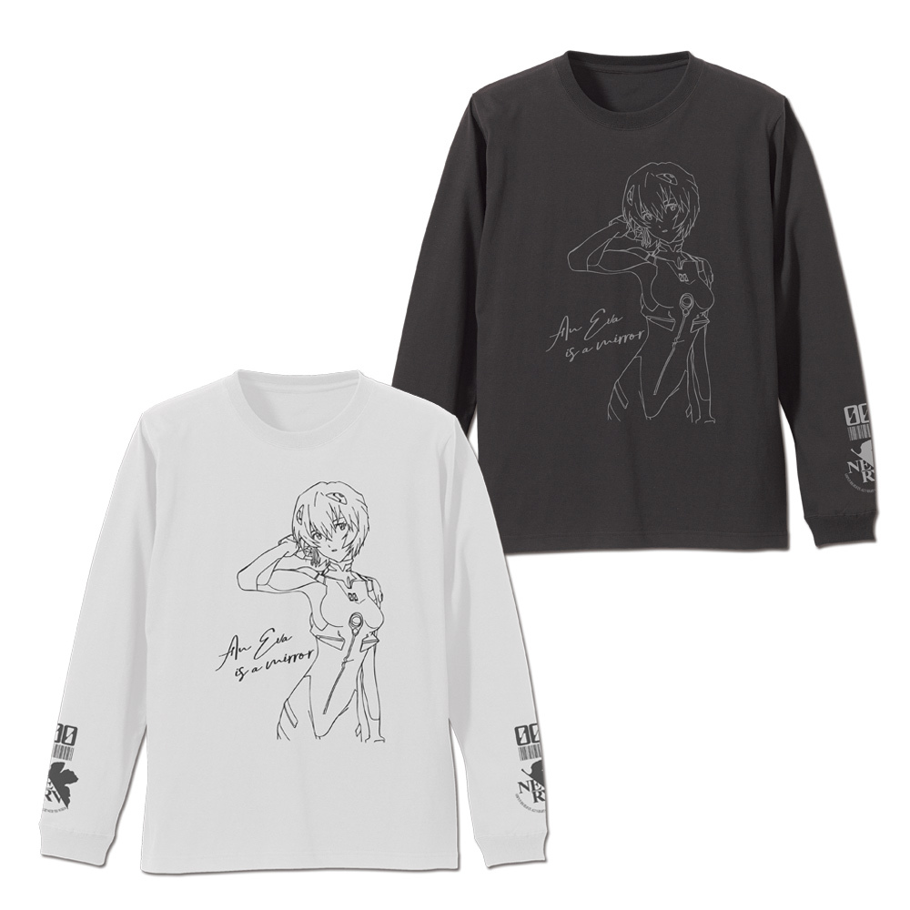 綾波ﾚｲ 袖ﾘﾌﾞﾛﾝｸﾞｽﾘｰﾌﾞTｼｬﾂ/SUMI COSPA 100526
