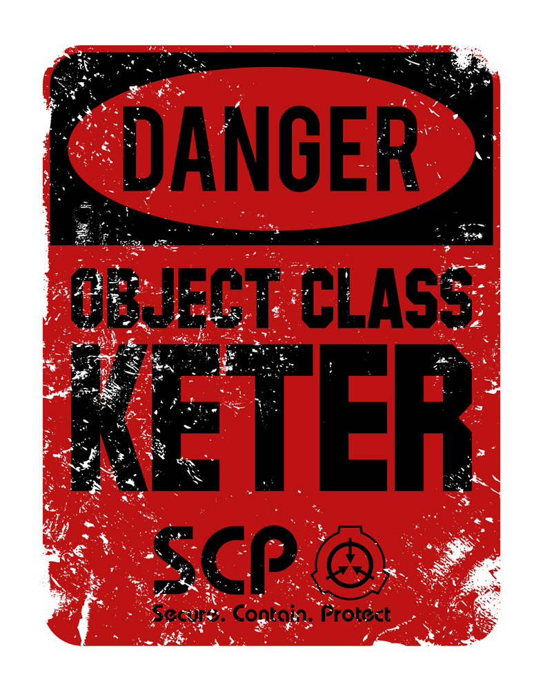 SCP財団 KETER Tｼｬﾂ/WHITE COSPA 100526