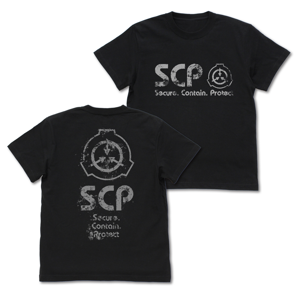 SCP財団 ｳﾞｨﾝﾃｰｼﾞﾛｺﾞ Tｼｬﾂ/BLACK COSPA 100526