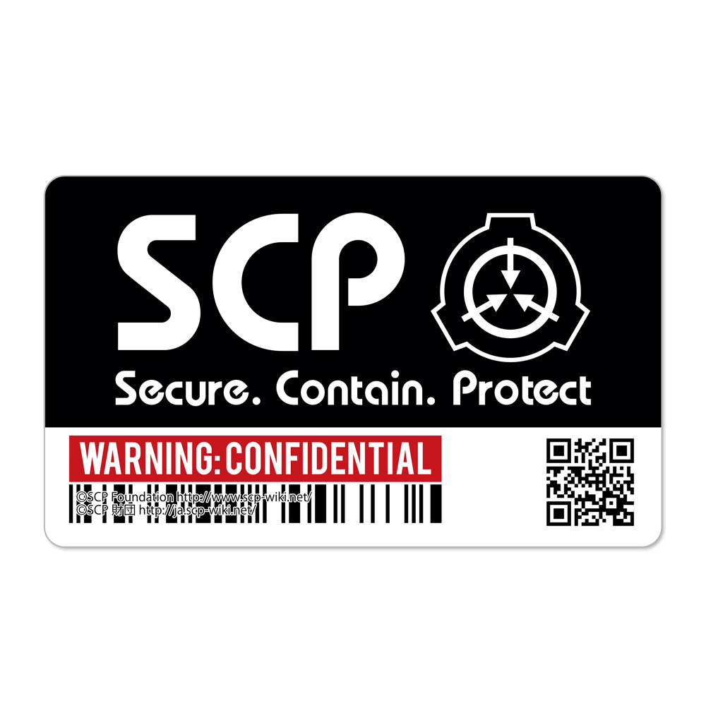 SCP財団 屋外対応ｽﾃｯｶｰ COSPA 100526