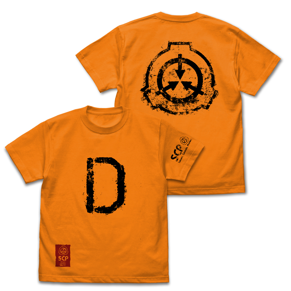 SCP財団 Dｸﾗｽ職員 Tｼｬﾂ/ORANGE COSPA 100526