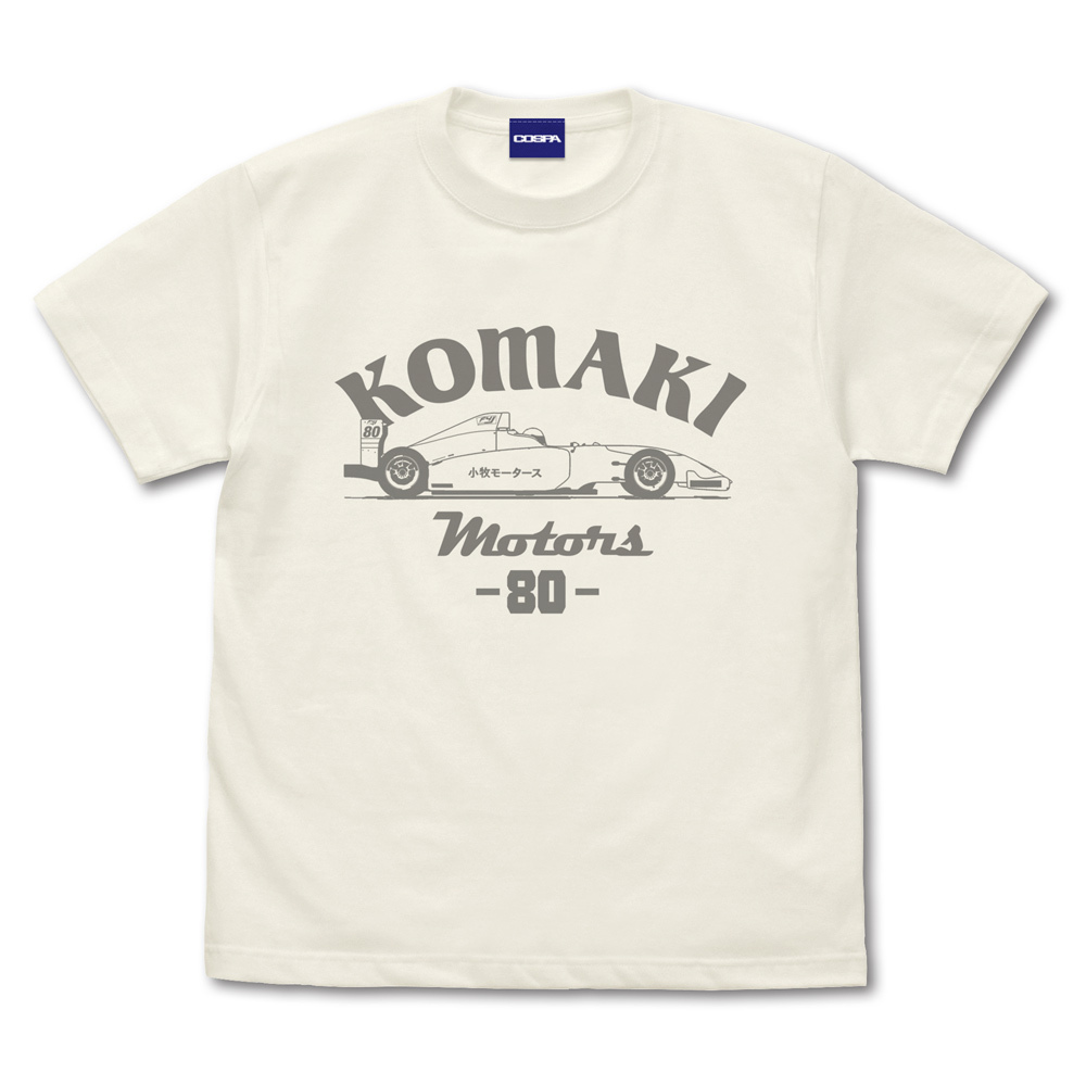 小牧ﾓｰﾀｰｽ F4ﾏｼﾝ Tｼｬﾂ/VANILLA WHITE COSPA 100526