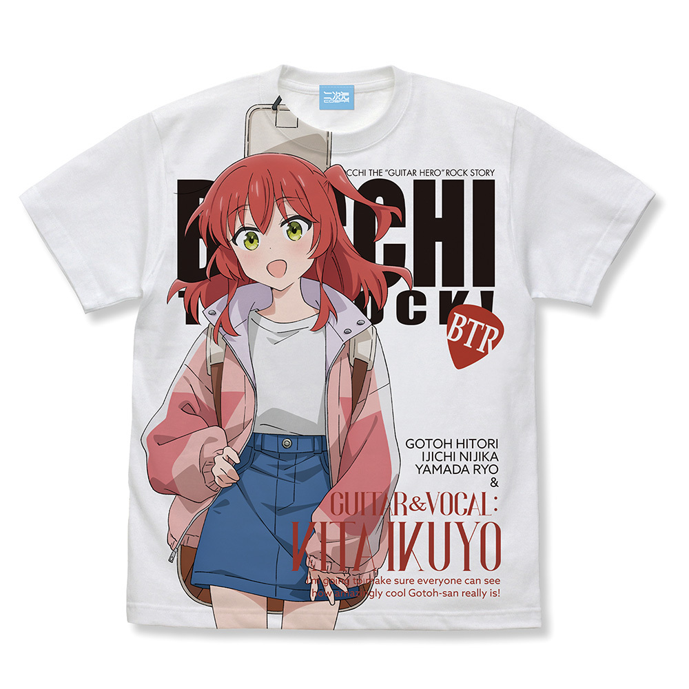 描き下ろし 喜多郁代 ﾌﾙｸﾞﾗﾌｨｯｸTｼｬﾂ ｽﾄﾘｰﾄﾌｧｯｼｮﾝVer./WHITE COSPA 100526