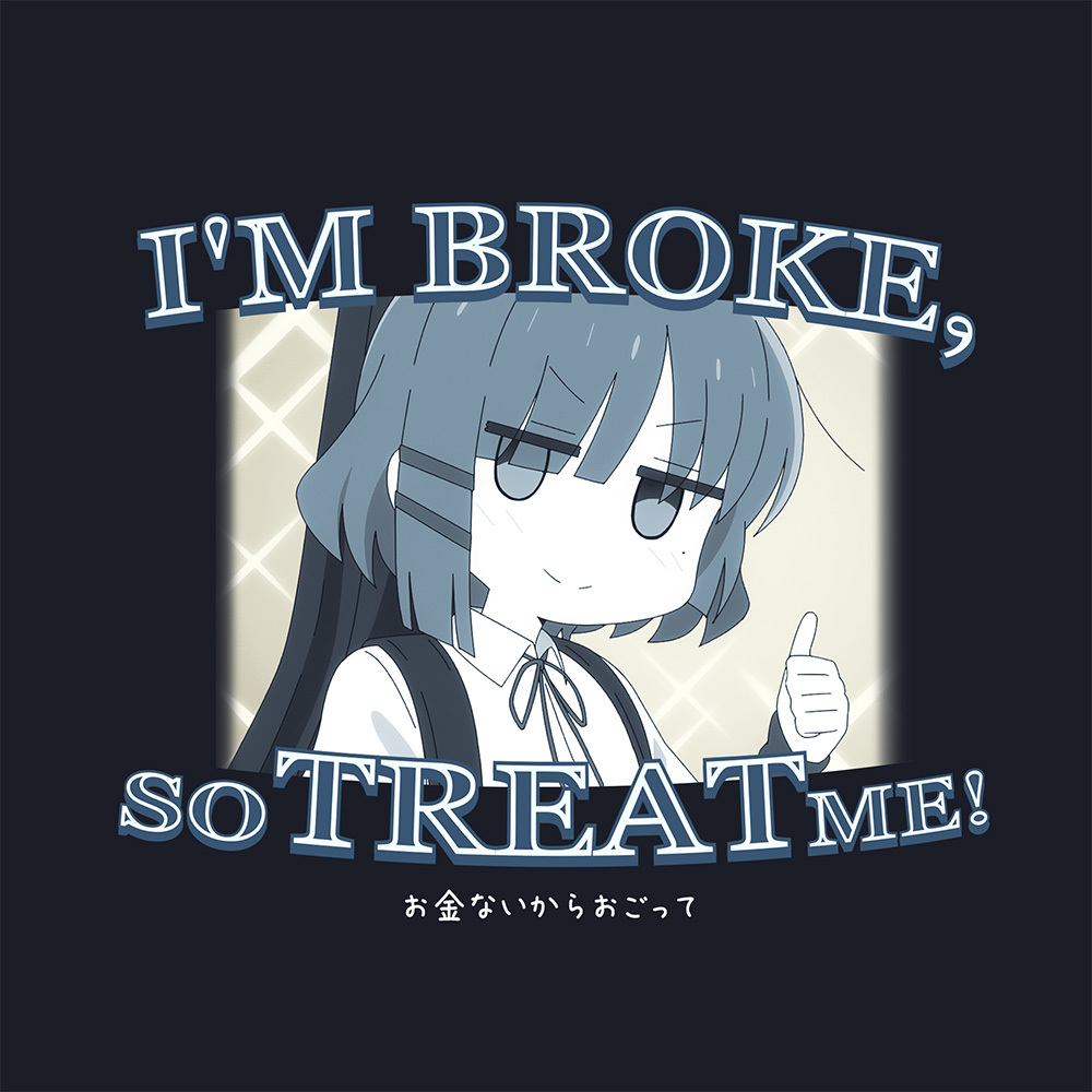 山田ﾘｮｳの｢お金ないからおごって｣ Tｼｬﾂ/NAVY COSPA 100526