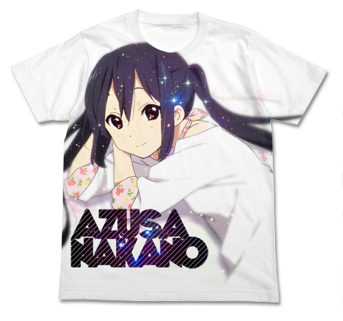 中野梓ﾌﾙｸﾞﾗﾌｨｯｸTｼｬﾂ/WHITE COSPA 100526