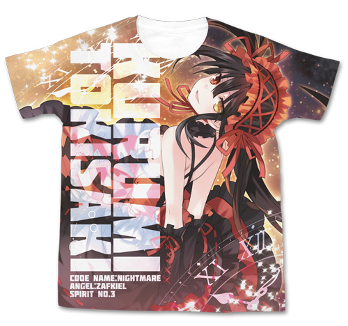 原作版 時崎狂三ﾌﾙｸﾞﾗﾌｨｯｸTｼｬﾂ/WHITE COSPA 100526