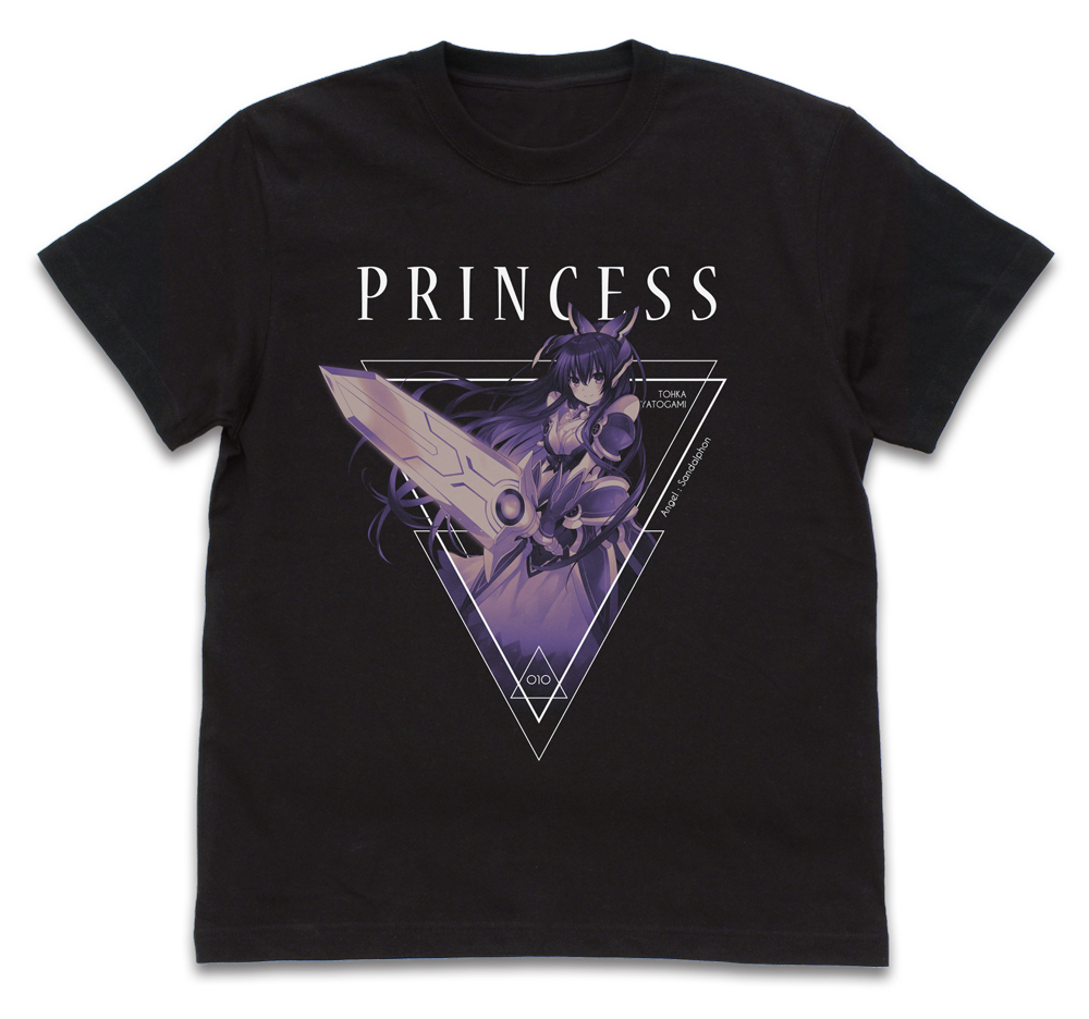 原作版 <ﾌﾟﾘﾝｾｽ>夜刀神十香 Tｼｬﾂ/BLACK COSPA 100526