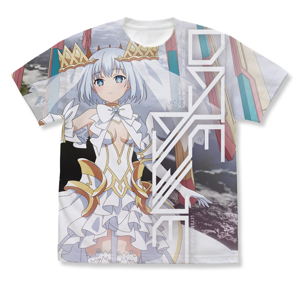 ﾃﾞｰﾄ･ｱ･ﾗｲﾌﾞIV 鳶一折紙 ﾌﾙｸﾞﾗﾌｨｯｸTｼｬﾂ/WHITE COSPA 100526