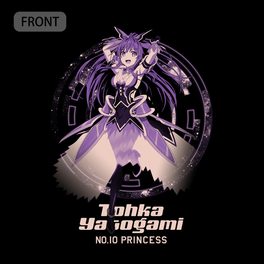 夜刀神十香 Tｼｬﾂ 顕現Ver./BLACK COSPA 100526